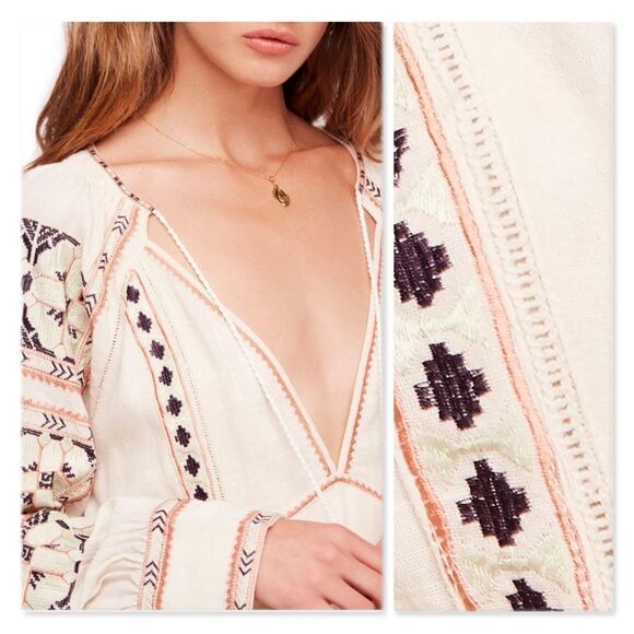 Free People All My Life Minidress sz Small - Picture 3 of 13